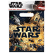 Star Wars loot bag featuring spacecraft and explosions against a dark background with yellow and gold flames, contains 8 bags total.