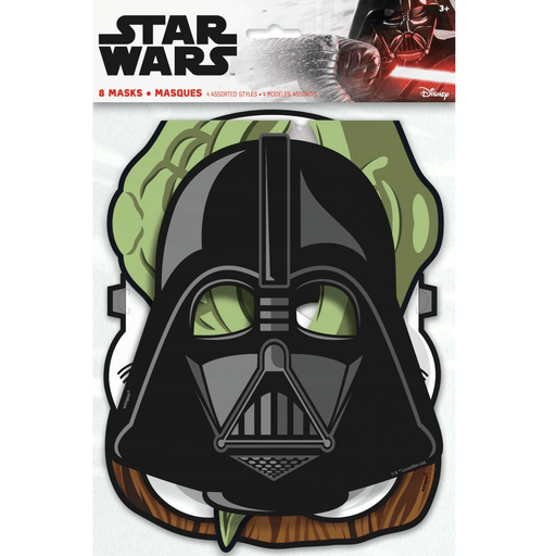 Star Wars Paper Masks | 8ct