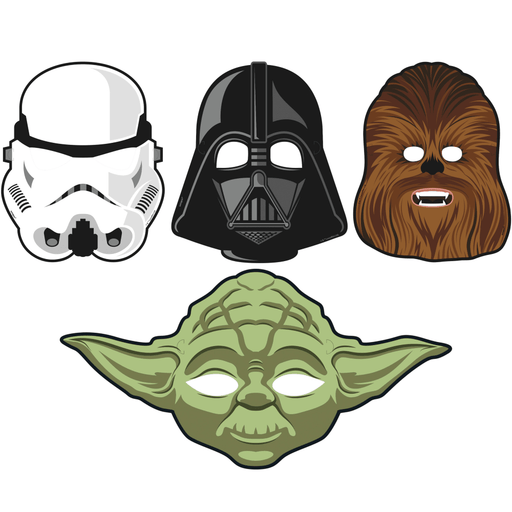 Star Wars Paper Masks | 8ct