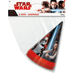 Star Wars party hats packaging with characters and branding.