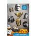 Star Wars party photo props packaging with various character masks on sticks.