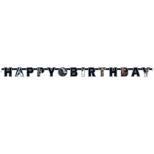 Star Was Birthday Banner 5' | 1ct