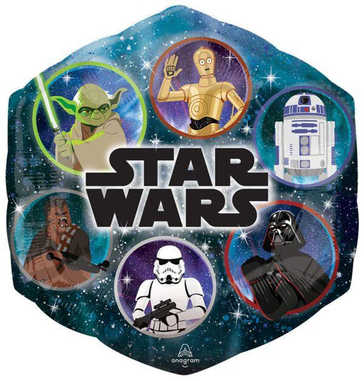 Star Wars Galaxy Group SuperShape Mylar Balloon 23" | 1ct