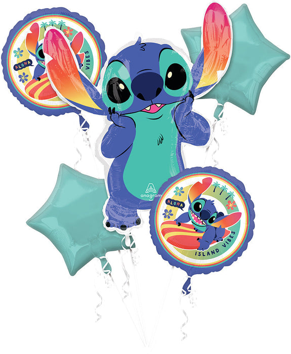 Stitch Balloon Bouquet | 5 pcs