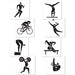 Summer Sports Cutouts, 16'' | 4 ct - Zurchers