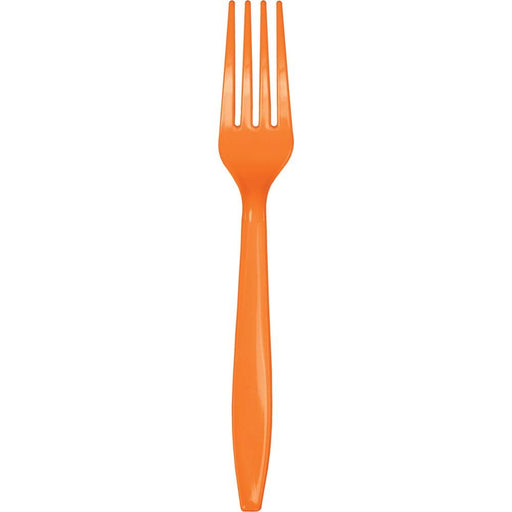 Sunkissed Orange Forks | 24ct