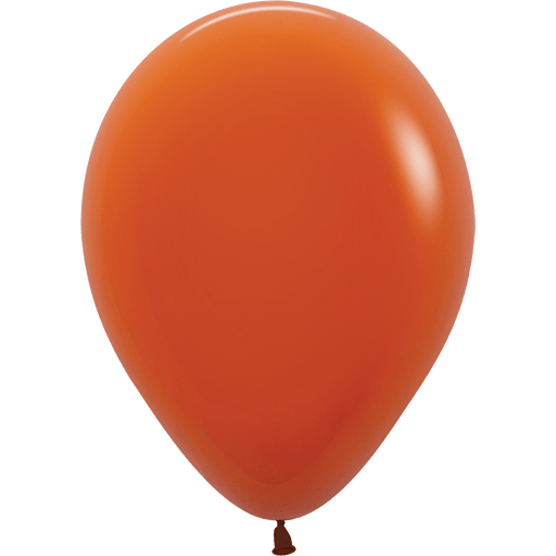 Sunset Orange Latex Balloon w/ Helium & Hi-Float, 11" | 1 ct