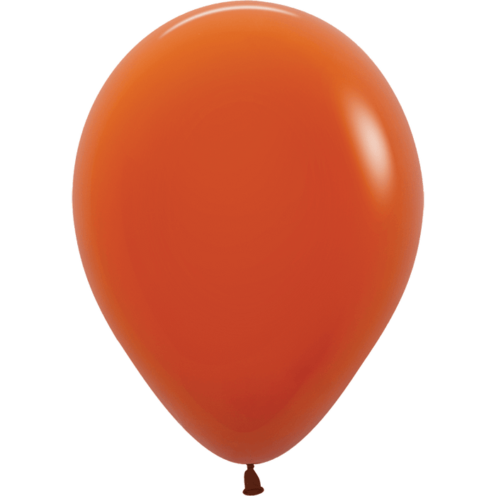 Sunset Orange Latex Balloon w/ Helium & Hi-Float, 11" | 1 ct