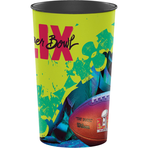 Super Bowl LIX New Orleans Plastic Cup – Football Party Drinkware | 1ct