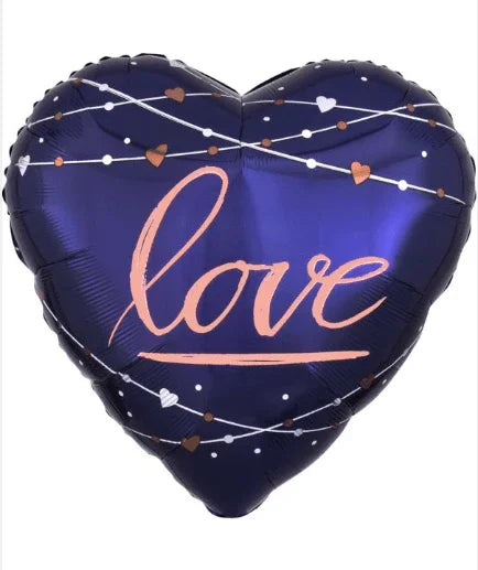 Navy Wedding Supershape Mylar Balloon 28" | 1 ct
