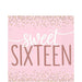 Sweet 16 Pink Lunch Napkins | 16ct - Zurchers