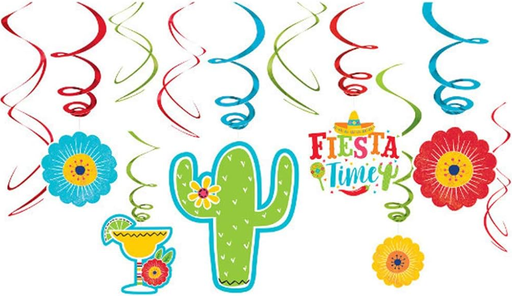 Swirl Decorations Kit - Fiesta | 1ct