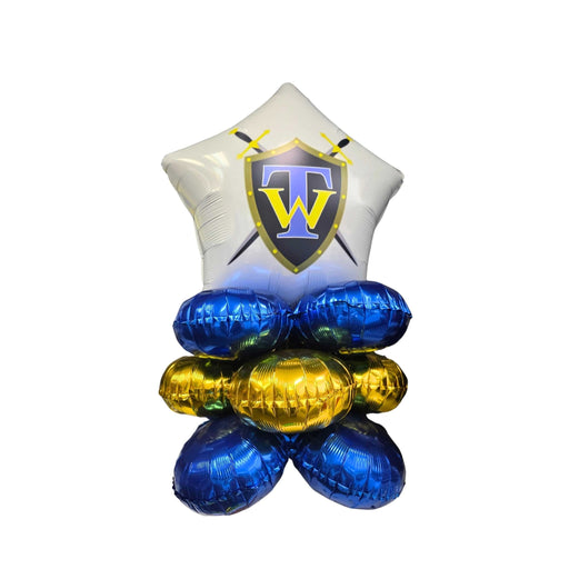 Taylorsville High School Air-filled Balloon Quad 17" | 1ct
