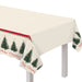 Christmas Elegant Evergreen Plastic Table Cover 54" x 102" | 1 ct