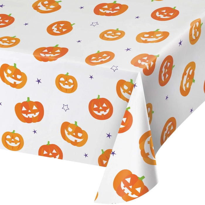 Pumpkins All Over Paper Tablecover 96"x54" | 1 ct - Zurchers
