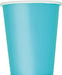 20ct 9oz Paper Cup Teal - Party Supplies
