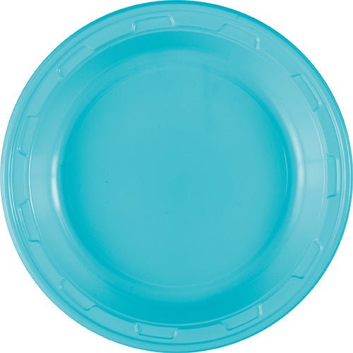 50ct 7in Plastic Plate Teal - Party Supplies