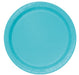 20ct 7in Round Plate Teal - Party Supplies