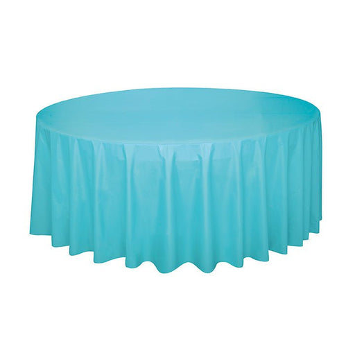 Teal Round Tablecover 82" | 1ct