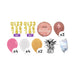 Custom Number Birthday Bouquet - Gold & Pink