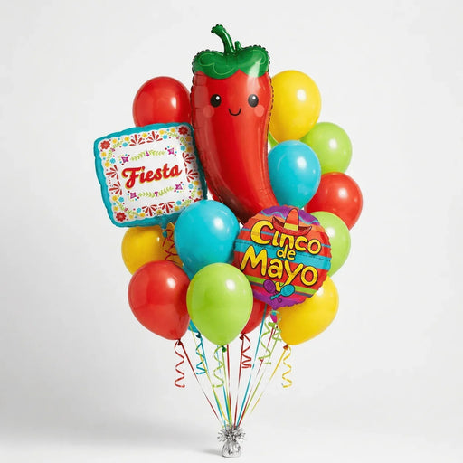 Fiesta Chili Pepper Balloon Bouquet