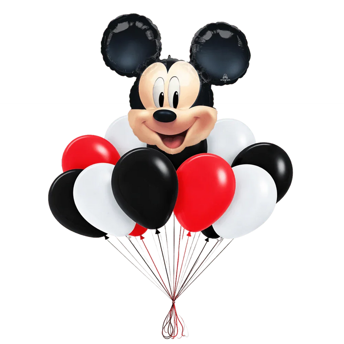 Mickey Mouse Balloon Bouquet | 13 pcs