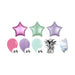 Pastel Star Balloon Bouquet | 17 pcs