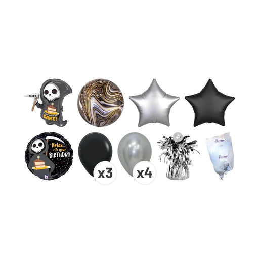 Chill to the Bone Birthday Balloon Bouquet | 14pc