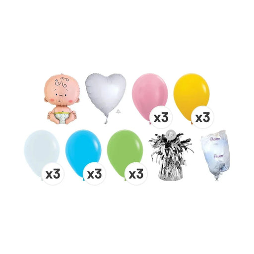 Bouncing Baby Balloon Bouquet | 19 pcs