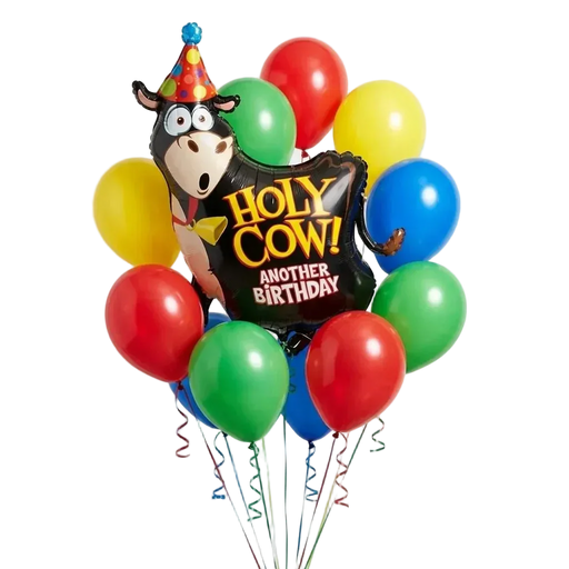 Holy Cow Another Birthday Bouquet 13 pcs