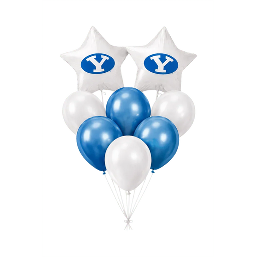 BYU Stretch Y Balloon Bouquet | 8 pcs