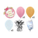 Sweet Baby Girl With Flowers Bouquet | 12 pcs