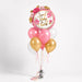 Sweet Baby Girl With Flowers Bouquet | 12 pcs
