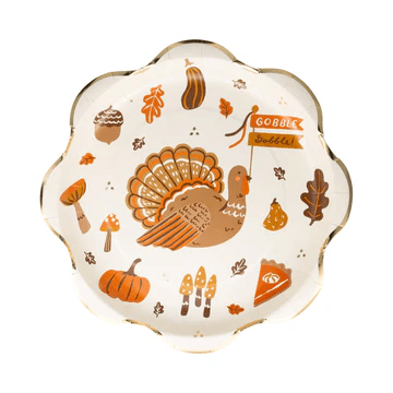 Thanksgiving Icons Plate 10" | 8 ct