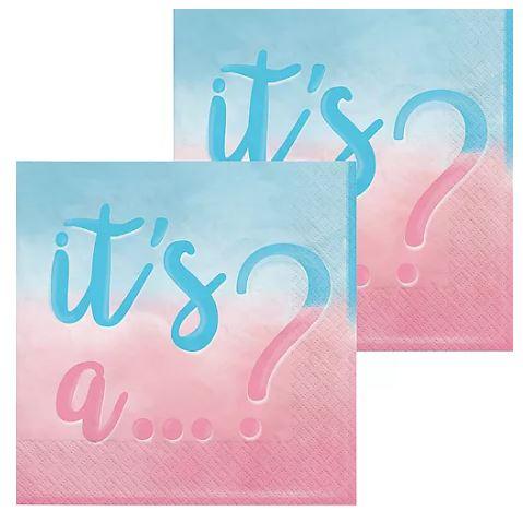 The Big Reveal Beverage Napkins | 16ct
