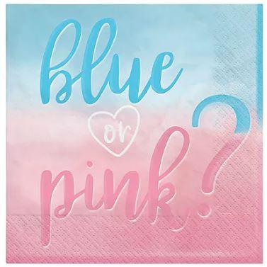 The Big Reveal Lunch Napkins | 16ct