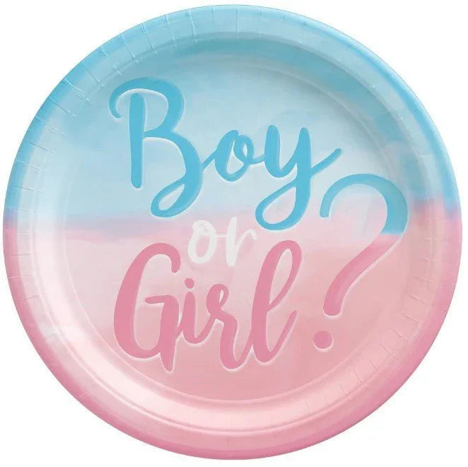 The Big Reveal Paper Dinner Plates 10" | 8ct - Zurchers