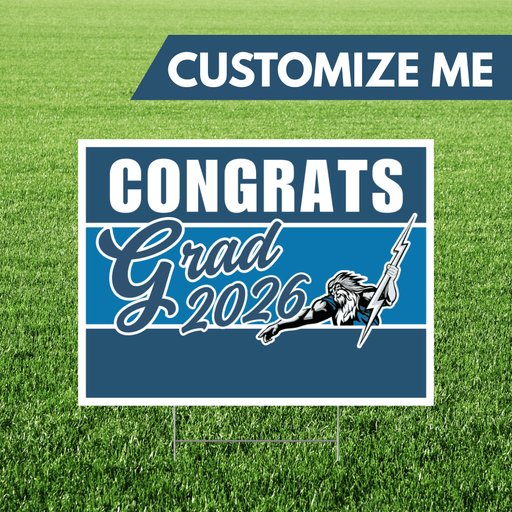 Thunder Ridge High School Custom Name Grad Yard Sign 24" x 18" | 1 ct