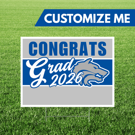 Timberline High School Custom Name Grad Yard Sign 24" x 18" | 1 ct