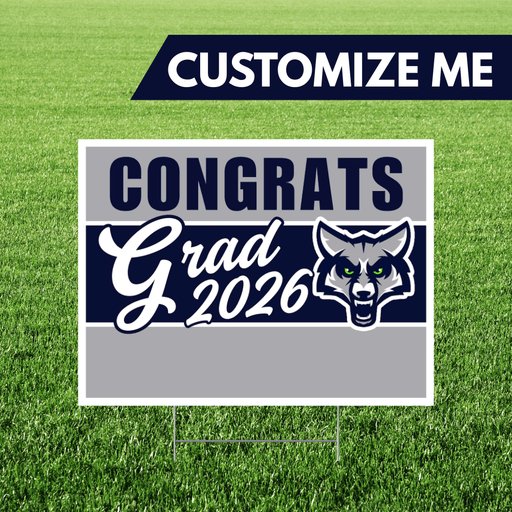 Timpanogos High School Custom Name Grad Yard Sign 24" x 18" | 1 ct