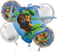 TMNT Party Balloon Bouquet | 5 pcs