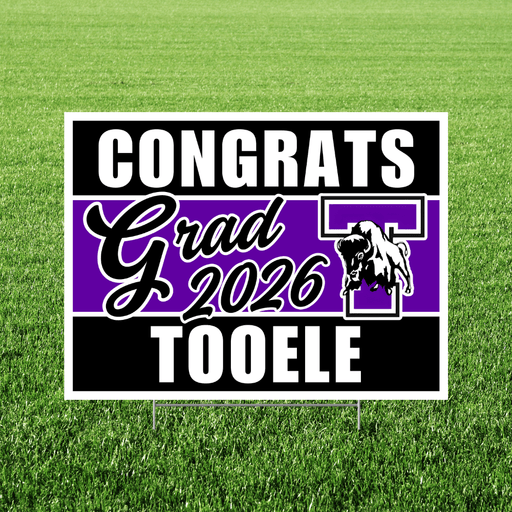 Tooele UT Grad Yard Sign 18x24" | 1ct