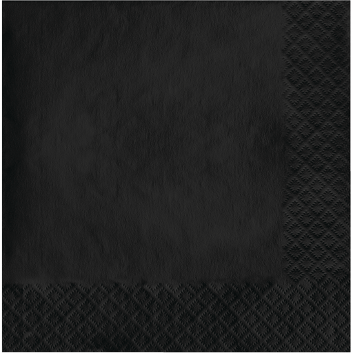 Black Velvet Luncheon Napkins | 150ct