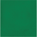 Stack of fifty emerald green luncheon napkins with a textured woven pattern visible at the bottom edge.