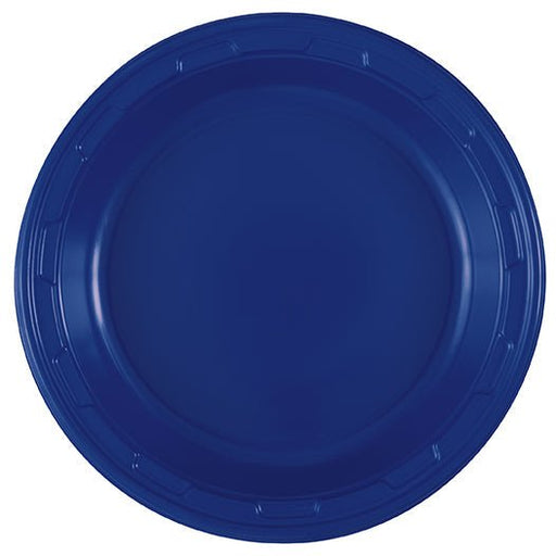 True Navy Plastic Plate 7in | 50ct