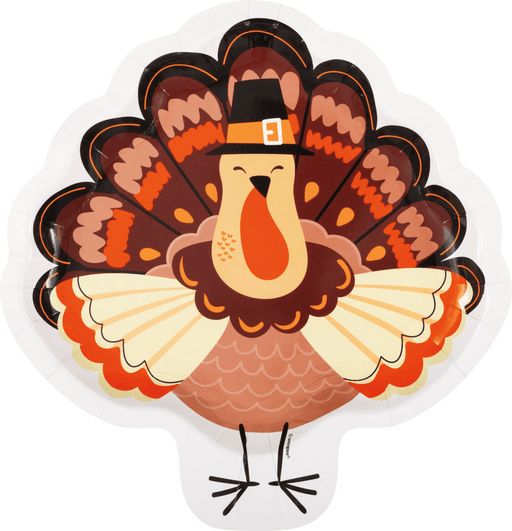 Turkey Shaped Paper Plate – 9" | 1ct