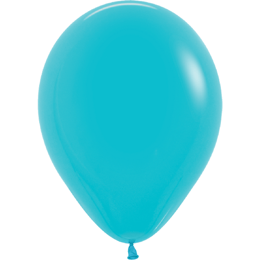 Turquoise Blue Latex Balloon w/ Helium & Hi-Float, 11" | 1 ct