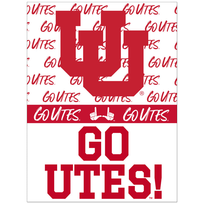 U of U Go Utes! Yard Sign 18" x 24" | 1 ct