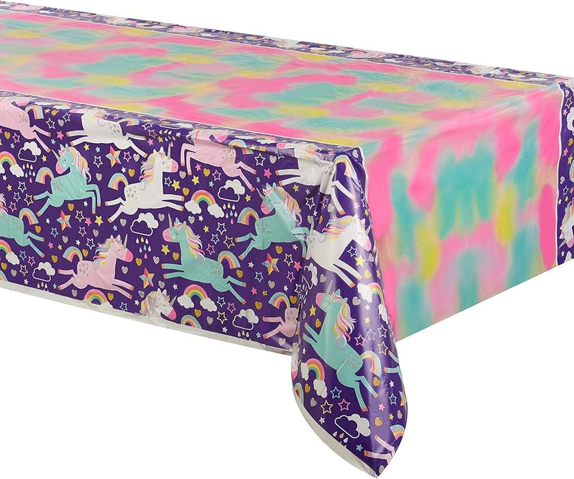 Tablecover Plastic Unicorn - Party Supplies