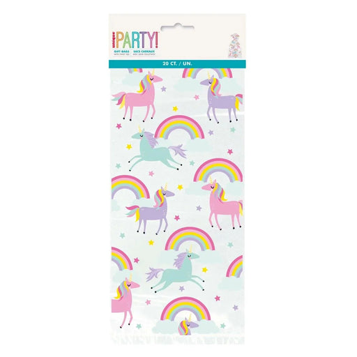 Unicorn Rainbow Cello Bag | 20ct